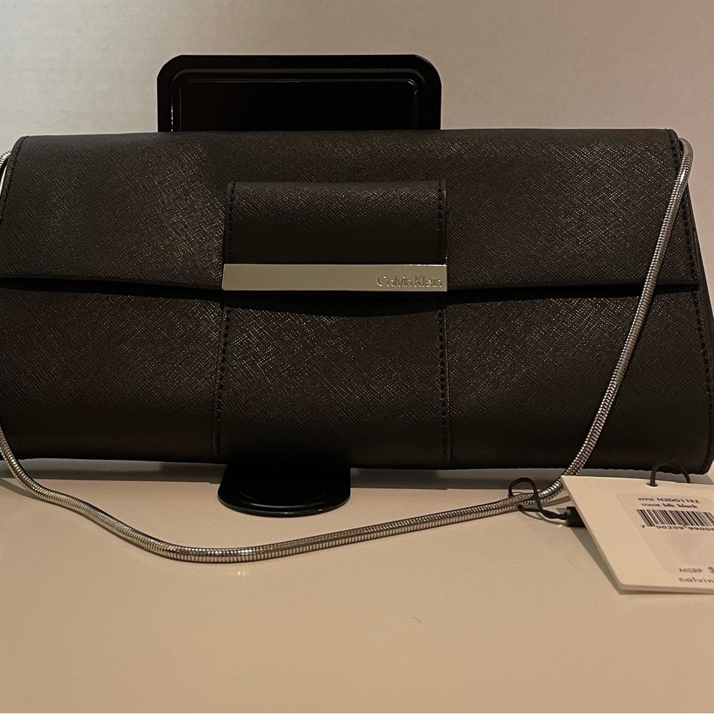 Calvin Klein black clutch